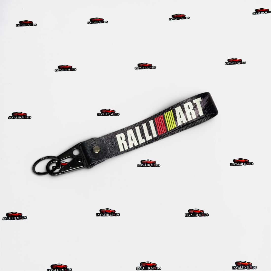 Ralli-Art Car Keychain | Premium Automotive Key Ring for Car Enthusiasts | 2 Color Options