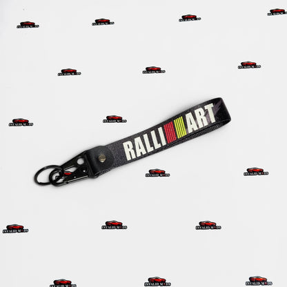Ralli-Art Car Keychain | Premium Automotive Key Ring for Car Enthusiasts | 2 Color Options