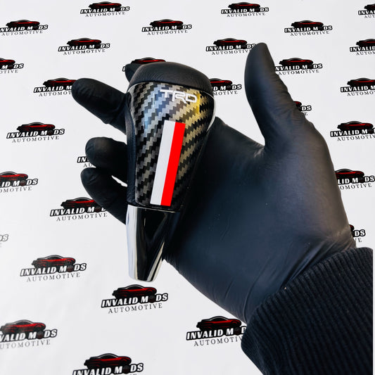 TRD Carbon Fiber Gear Shift Knob – Universal Fit Automatic Shifter