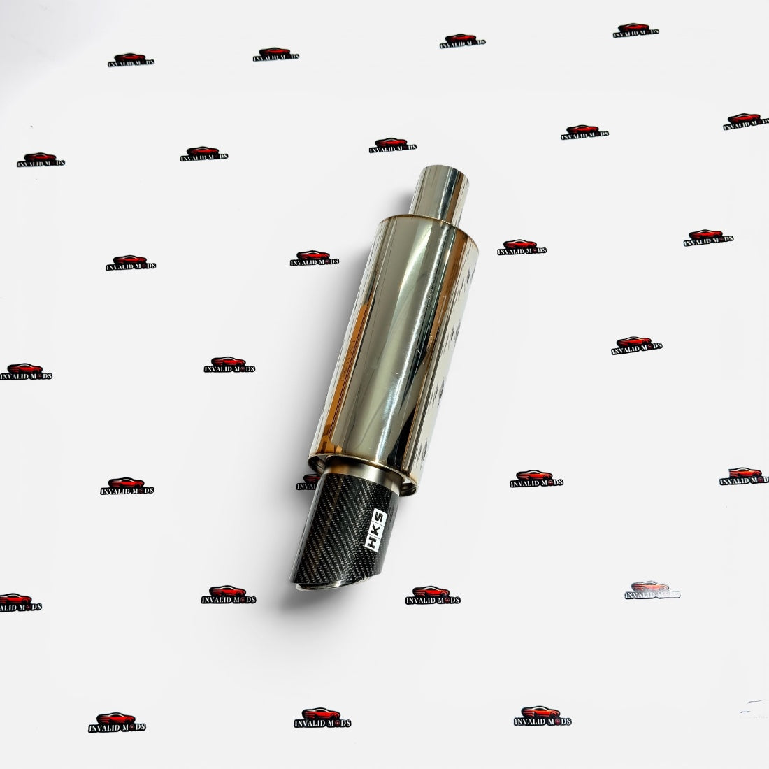 HKS JASMA Free Flow Exhaust Muffler | Glossy Carbon Tip