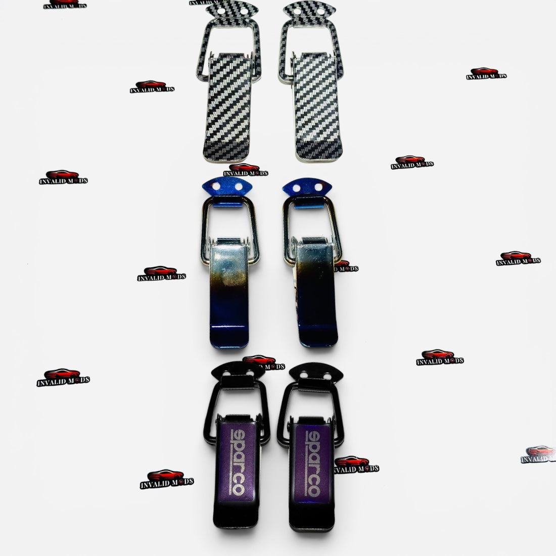 Universal Bumper Quick Release Clips | Premium Aluminium Fasteners in Multiple Colors