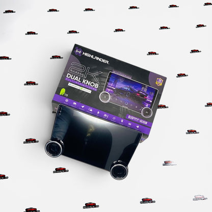 Highlander 2K Dual Knob Android Car Multimedia Player – 10.1" QLED Display
