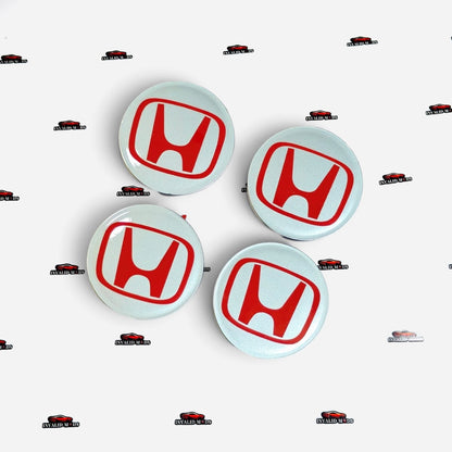 Honda 69mm Wheel Center Caps Set of 4 | Premium Replacement Alloy Wheel Hub Caps