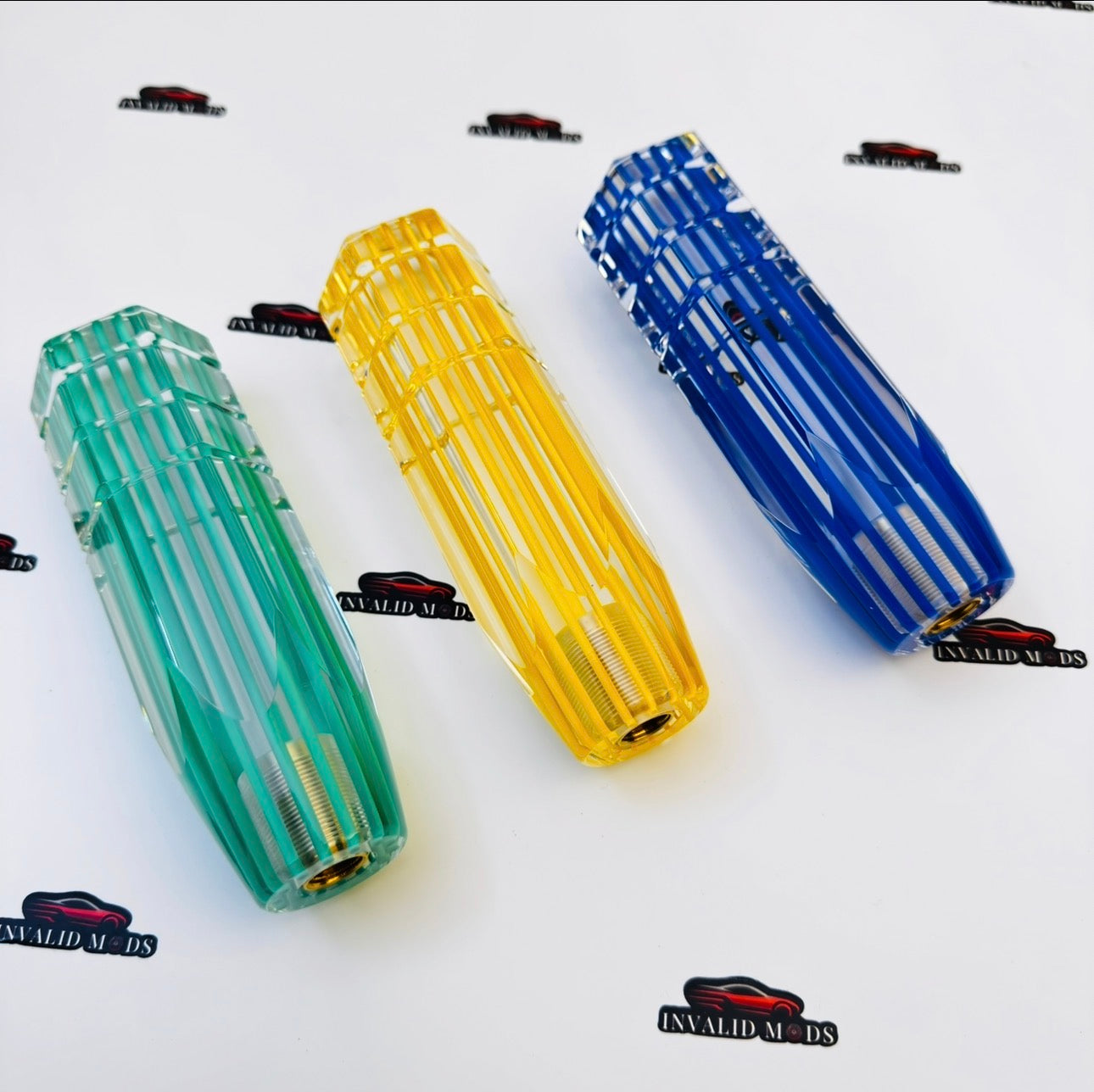 Bubble Lined Gear Knob 15cm Universal | Crystal Bubble Lined Gear Knob