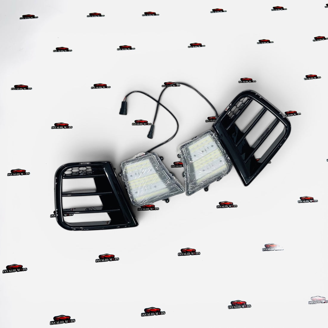VW Polo WRC LED DRLs with Covers | Premium Daytime Running Lights