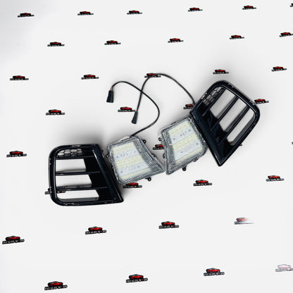 VW Polo WRC LED DRLs with Covers | Premium Daytime Running Lights
