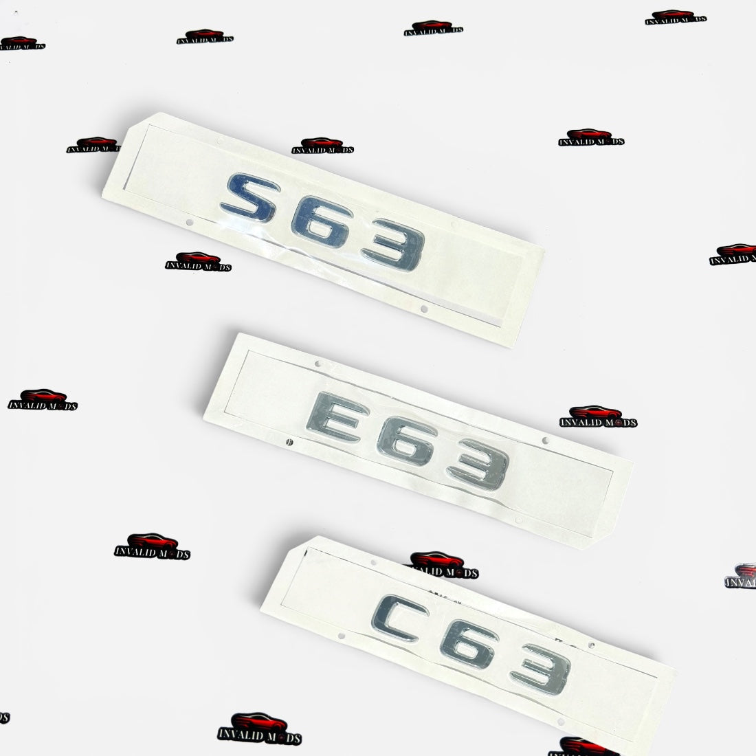 Mercedes-Benz C63 E63 S63 Rear Trunk Letter Emblem | AMG Style Badge Set
