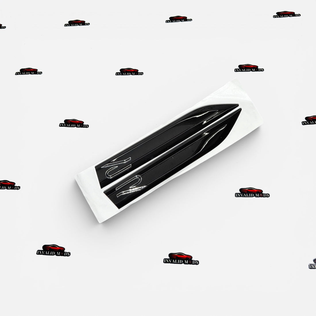 VW R Logo Fender Emblems Long Design | OEM-Style Side Badges for Volkswagen
