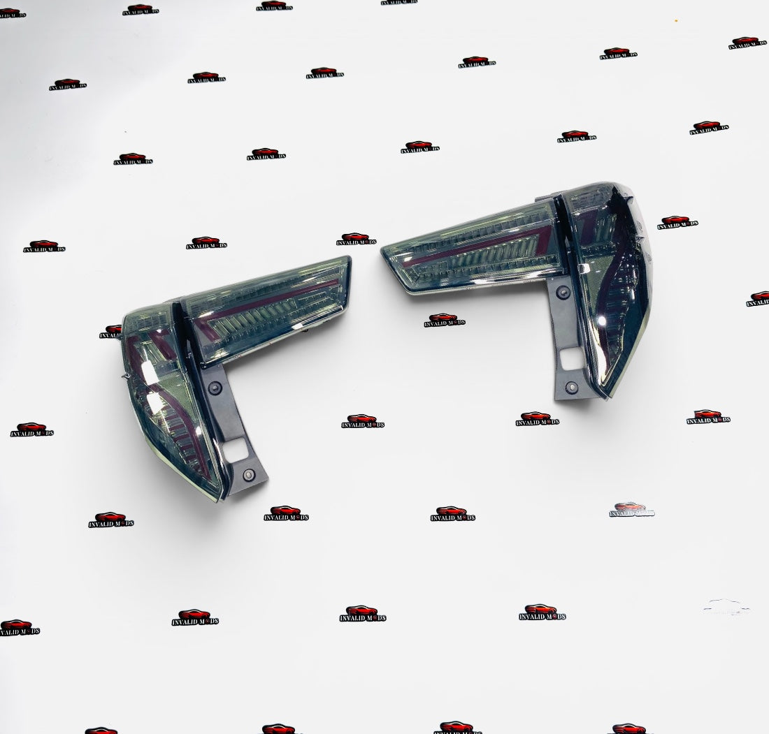 Toyota Innova Crysta LED Tail Lights (2016+) – Smoked & Red | Premium Aftermarket Rear Light Upgrade