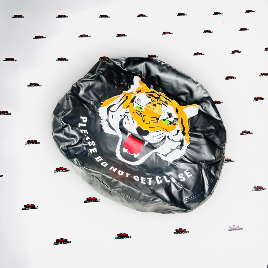 Universal Stepney Cover | Premium Leather Finish Spare Wheel Cover with Printed Designs