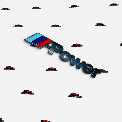 M Power Style Rear Emblem | OEM-Style Performance Badge Upgrade