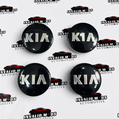 Kia OEM-Style Wheel Center Caps (57mm) | Set of 4