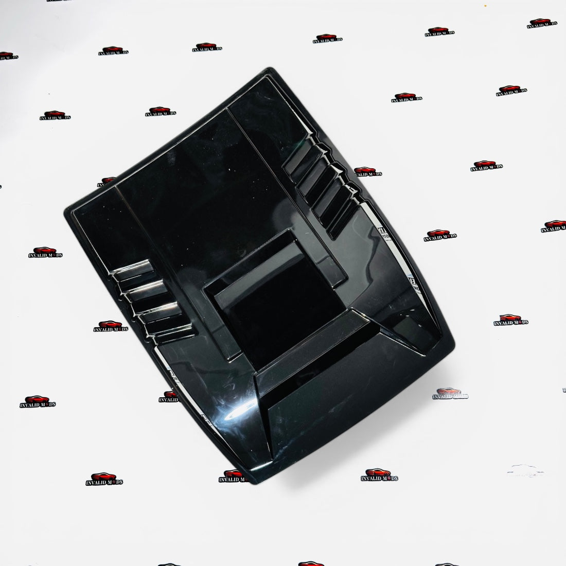 Universal Car Hood Scoop | Gloss Black & Carbon Fiber Finish Bonnet Vent