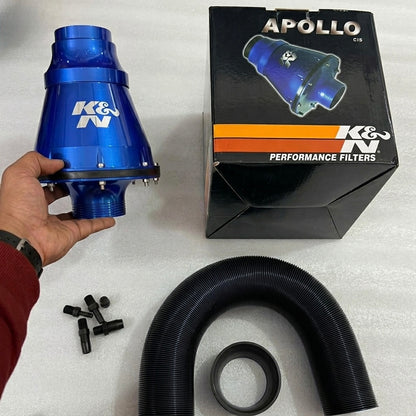 K&N Style Apollo Closed Air Intake System | Performance Air Filter Kit