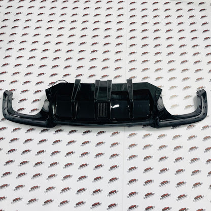 BMW F10 M5 Style Rear Diffuser with F1 LED Light | Sporty Rear Bumper Upgrade