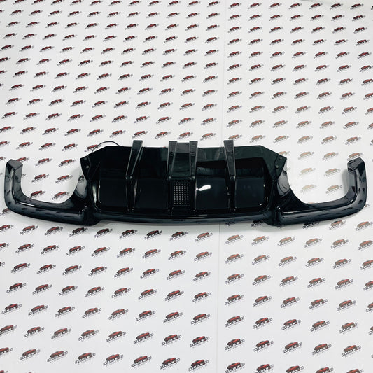 BMW F10 M5 Style Rear Diffuser with F1 LED Light | Sporty Rear Bumper Upgrade