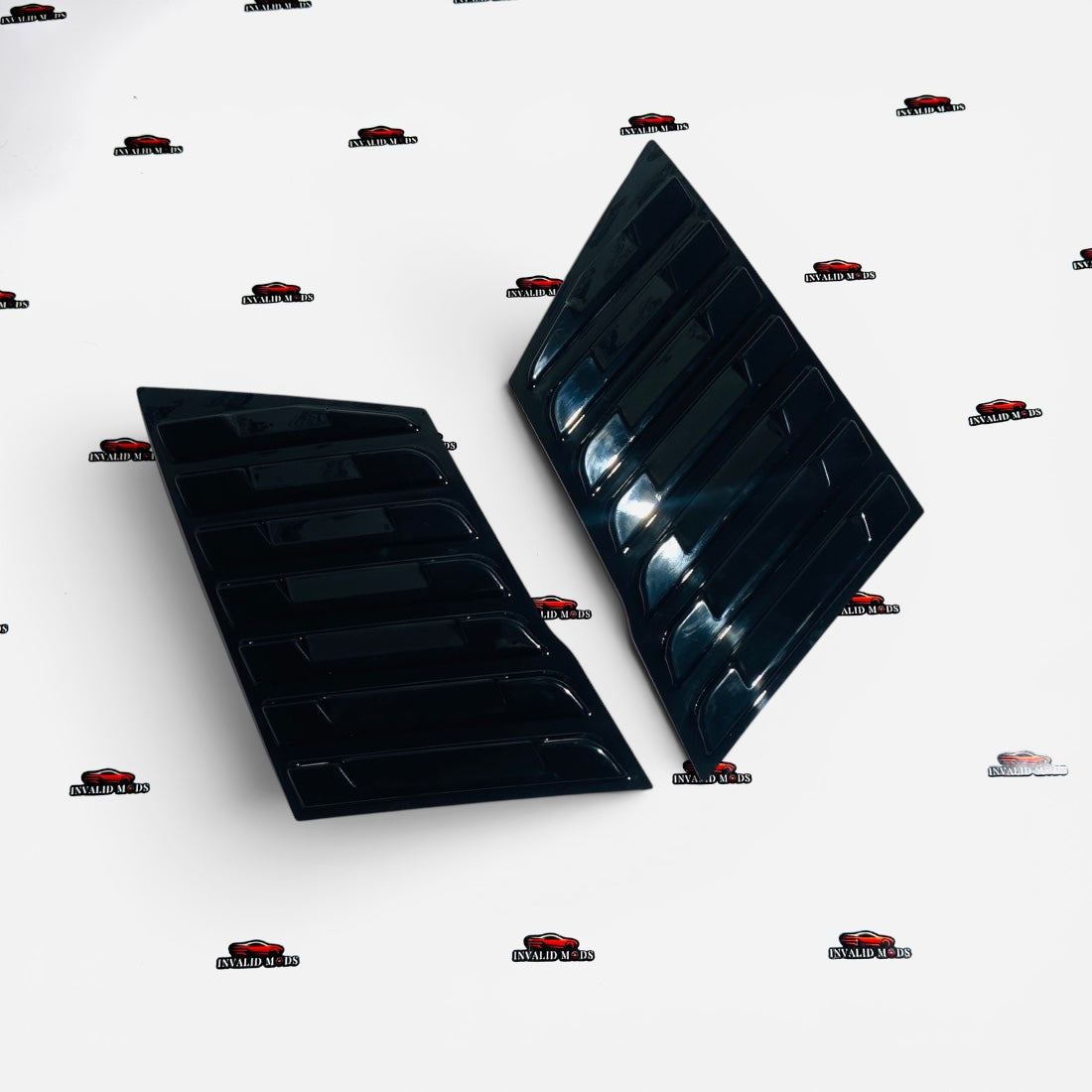 Maruti Suzuki Brezza Side Window Louvers | Gloss Black ABS | Compatible with 2022+ Models