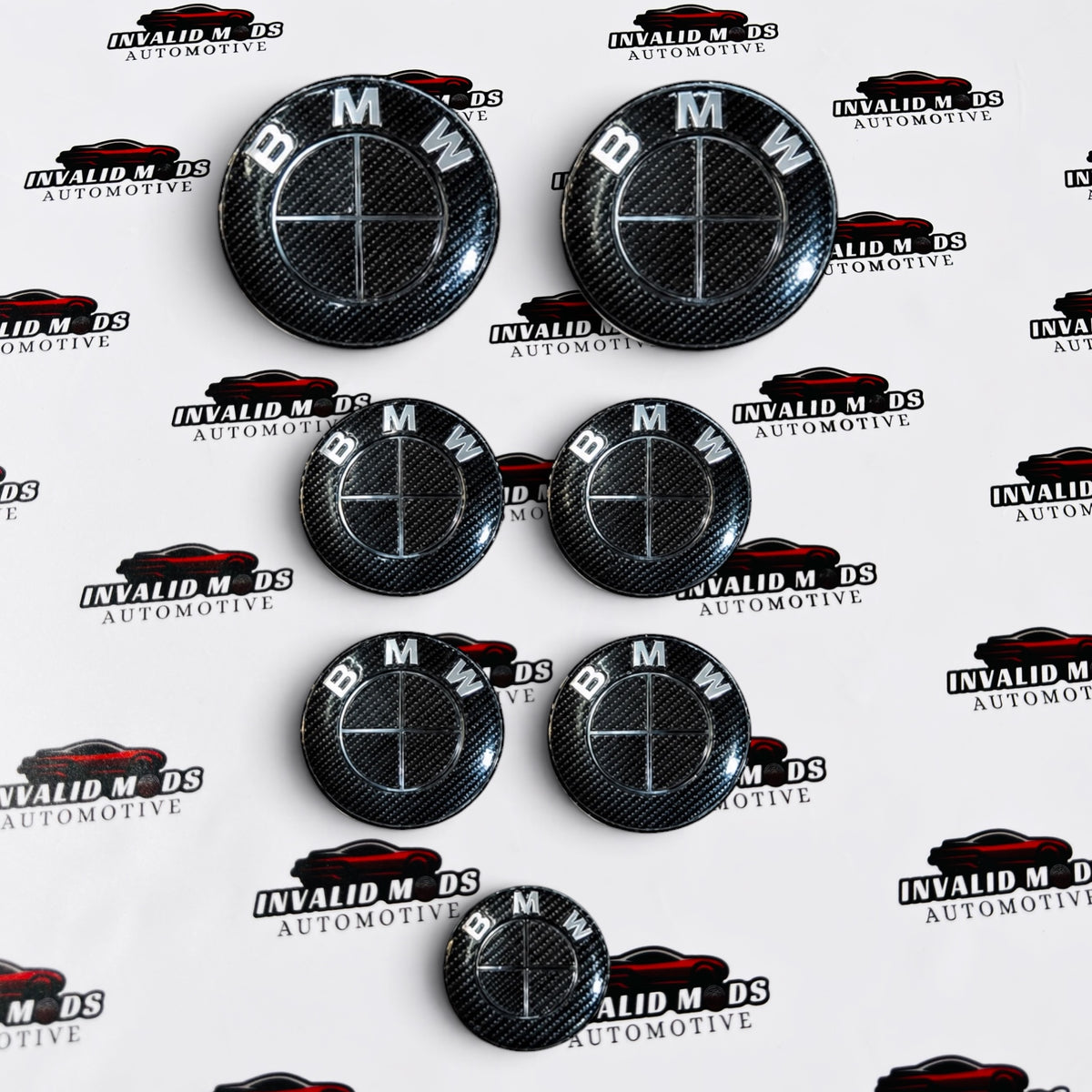 BMW 50th Anniversary Emblems | Set of 7 Replacement Logos