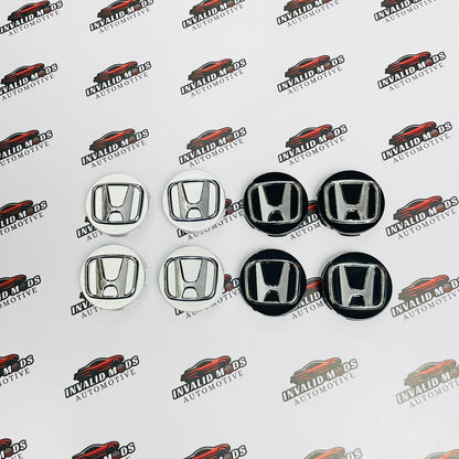 Honda Wheel Center Caps Set of 4 | Outer Diameter (58mm)