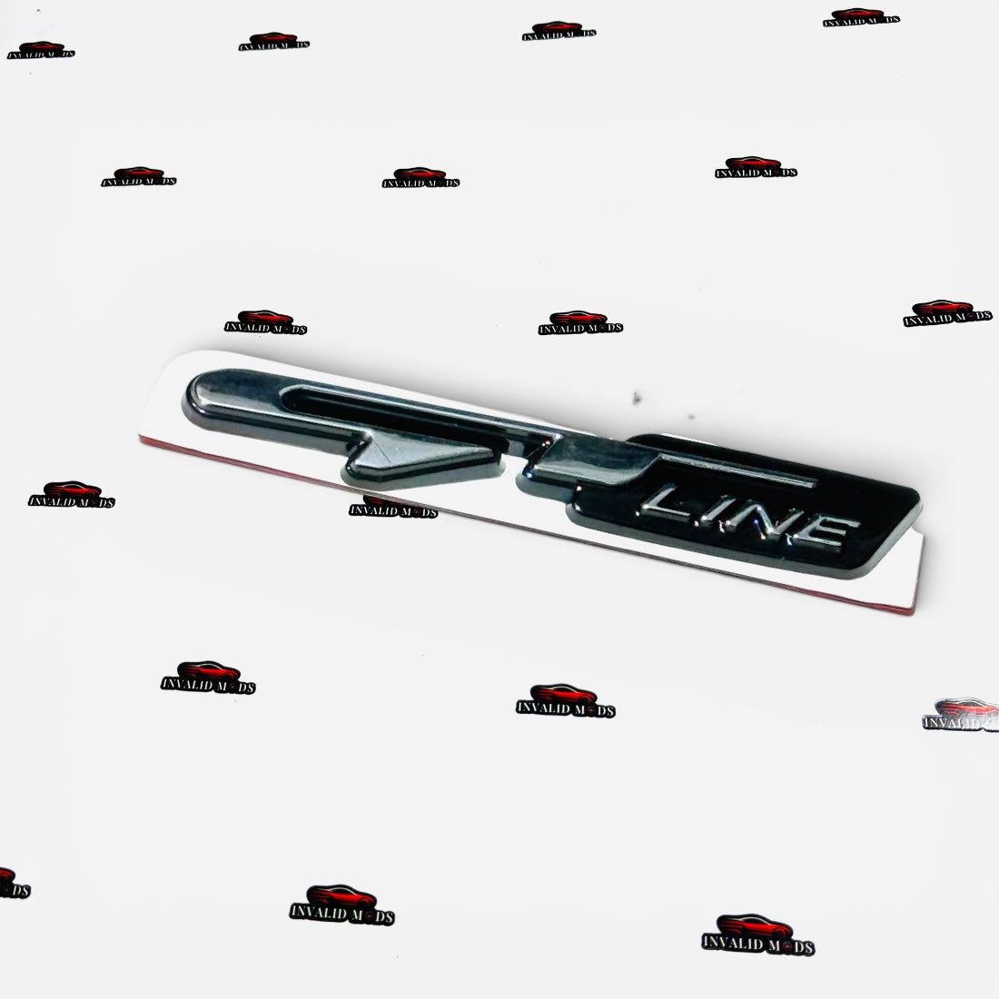 GT Line 3D Metal Sticker – Universal Car Emblem Badge
