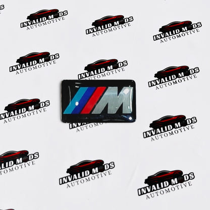 BMW M Performance Wheel & Steering Badge Set | Premium Rim and Steering Emblems