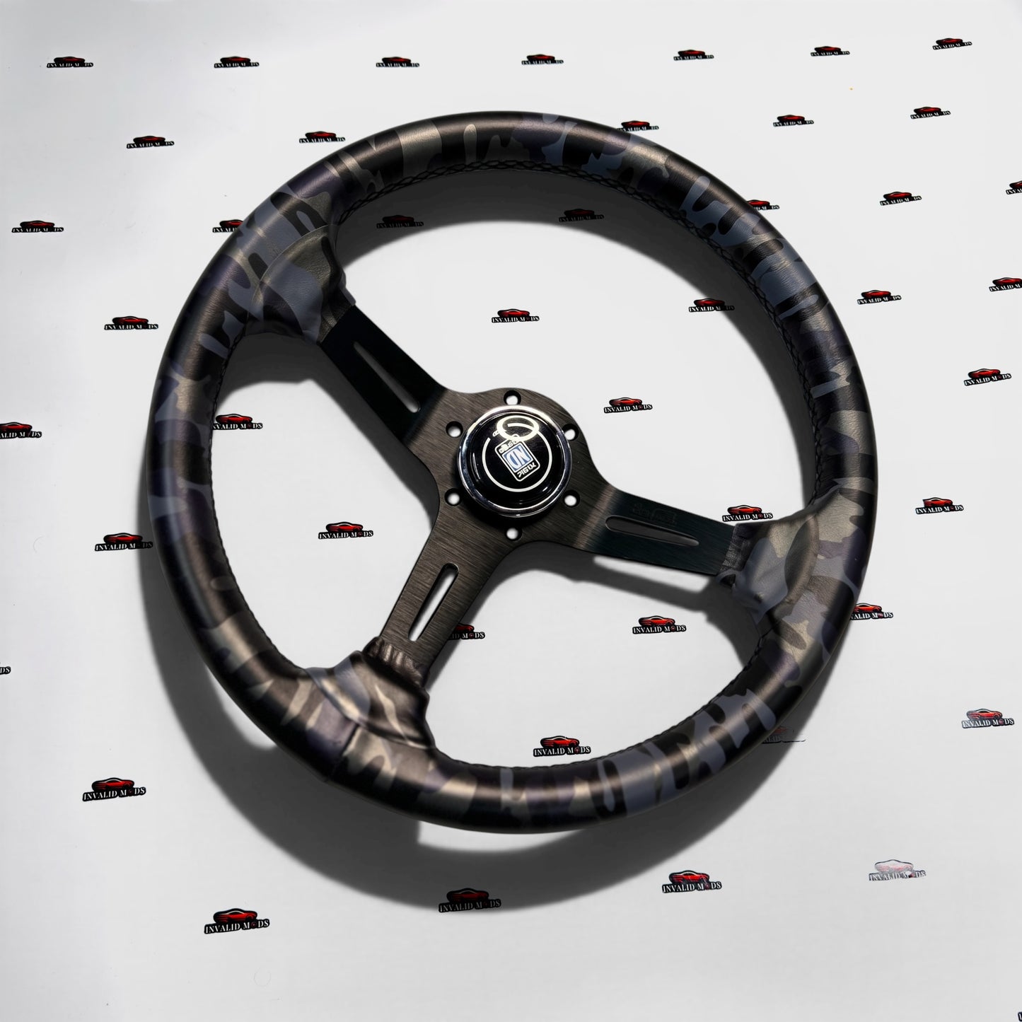 Nardi Style 14 Inch Carbon Steering Wheel | PVC Universal Racing Wheel 350mm