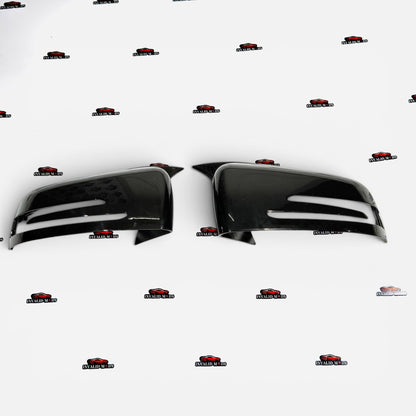 Mercedes-Benz C-Class W204 Mirror Covers | Gloss Black ABS | Compatible with 2007–2014
