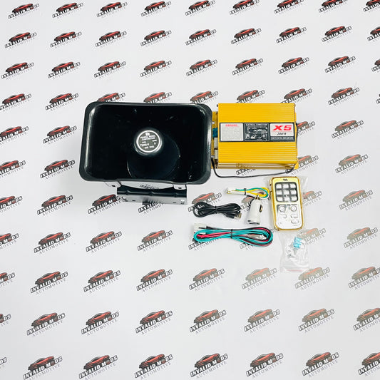 High-Power 200W Federal Siren with Remote Control for Emergency Vehicles