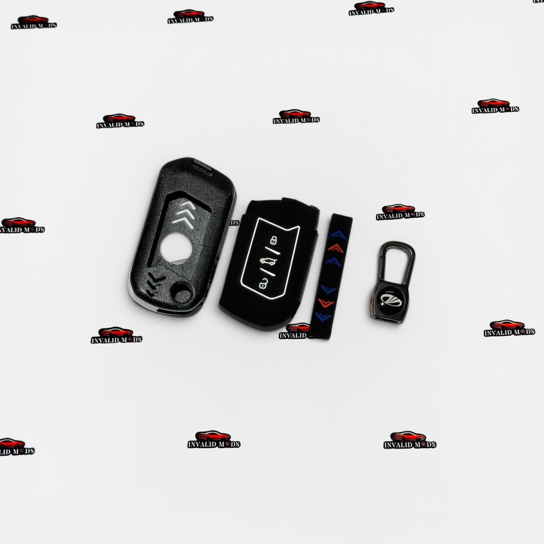 Mahindra Car Key Cover | Premium TPU Key Case | Lightweight & Scratch-Resistant