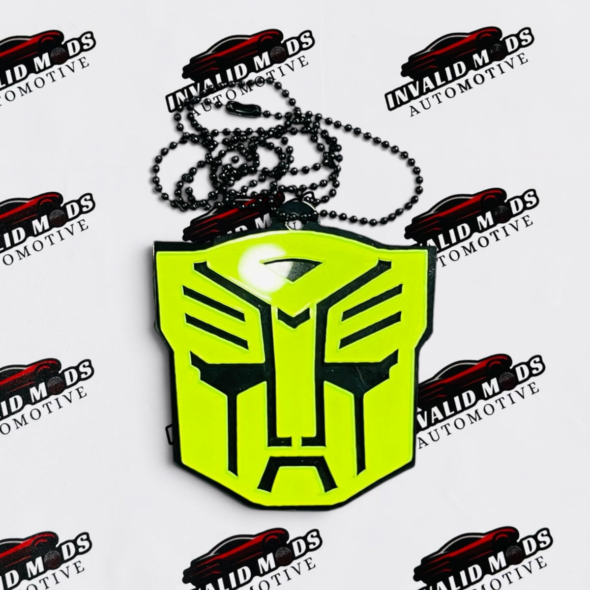 Neon Fluorescent Car Mirror Hanging – Marvel & DC Superhero Collection