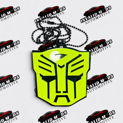 Neon Fluorescent Car Mirror Hanging – Marvel & DC Superhero Collection