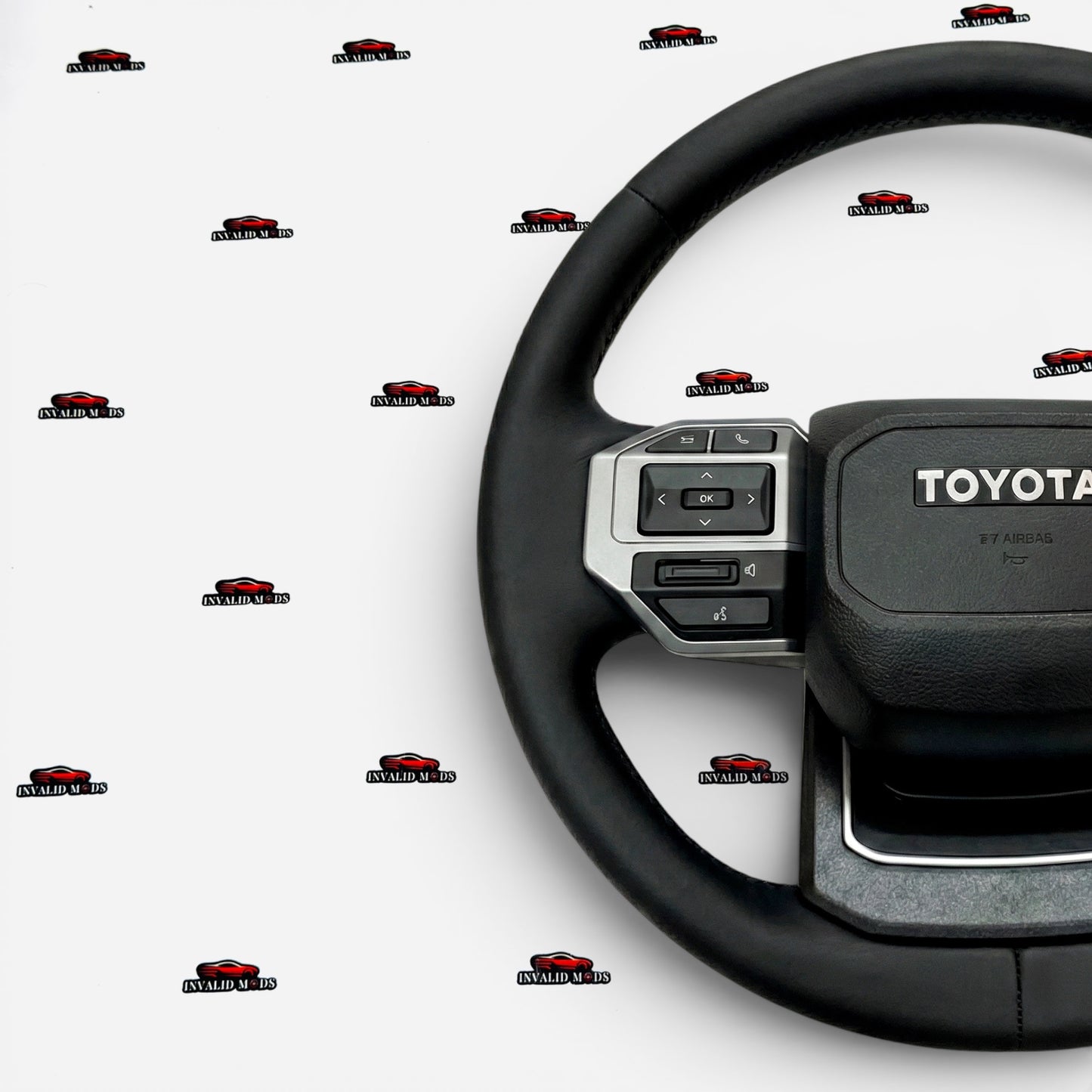 Toyota Land Cruiser LC250 Piano Black Steering Wheel | Premium Matte Finish Upgrade