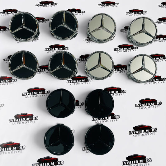 Mercedes-Benz Wheel Center Caps | Outer Diameter (78mm)