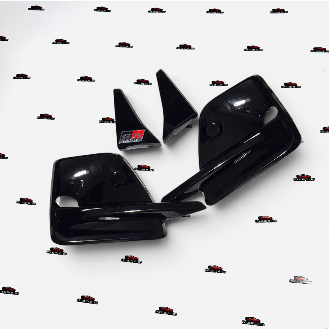 Toyota Fortuner Legender Fog Lamp Covers | Premium Gloss Black Fog Light Cover Set