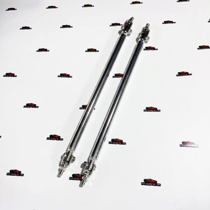 Universal Extendable Splitter Support Rods 20cm | Adjustable Front Bumper Struts