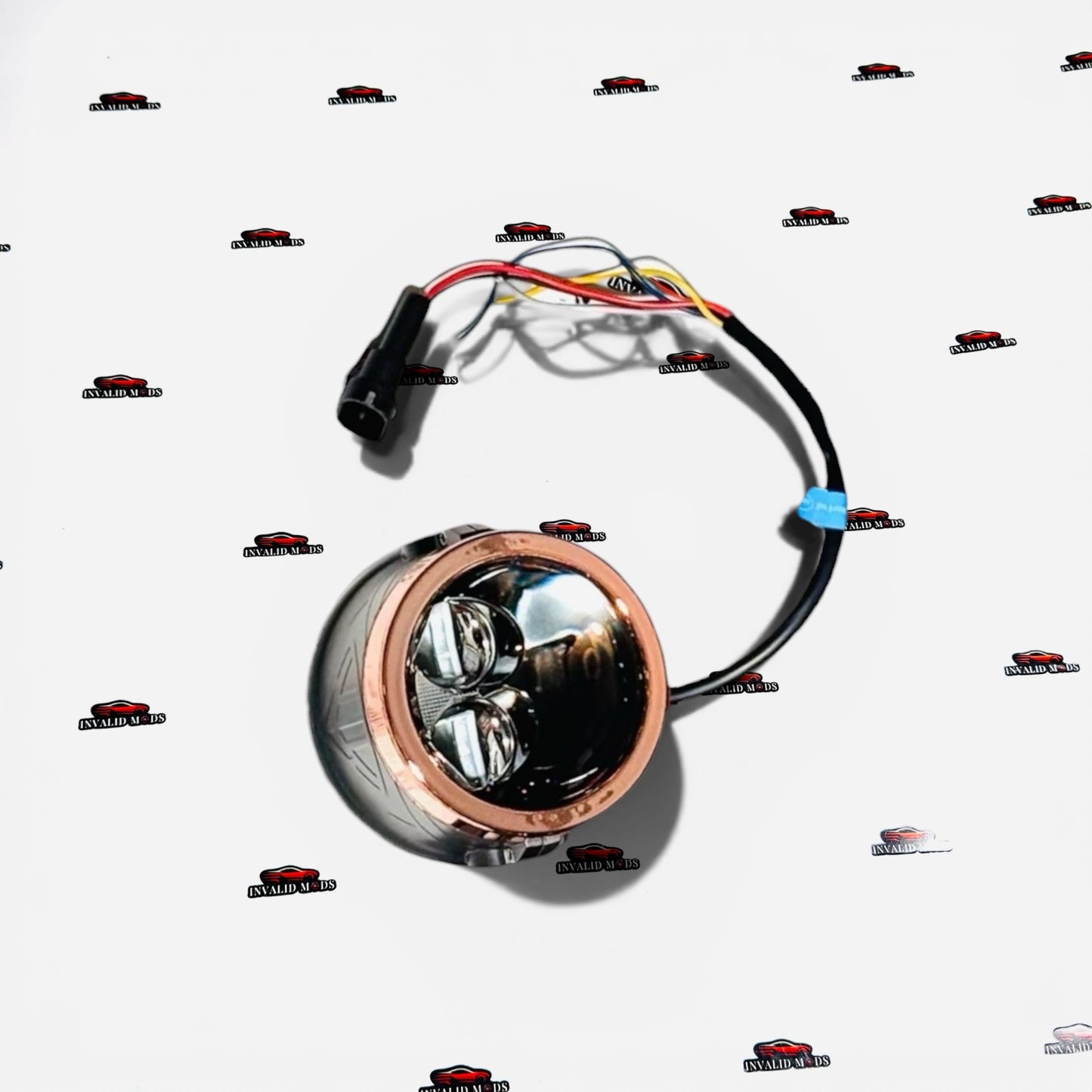IPH M6282 3-Inch Bi-LED Fog Lamp | HD Projector Lens Universal Car Fog Light Upgrade