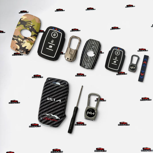 Kia Car Key Cover | Premium Motorsport-Inspired Protective Key Case | Multiple Colors