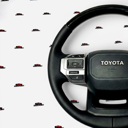Toyota Land Cruiser Prado LC250 Piano Black Steering Wheel | Premium Gloss Finish