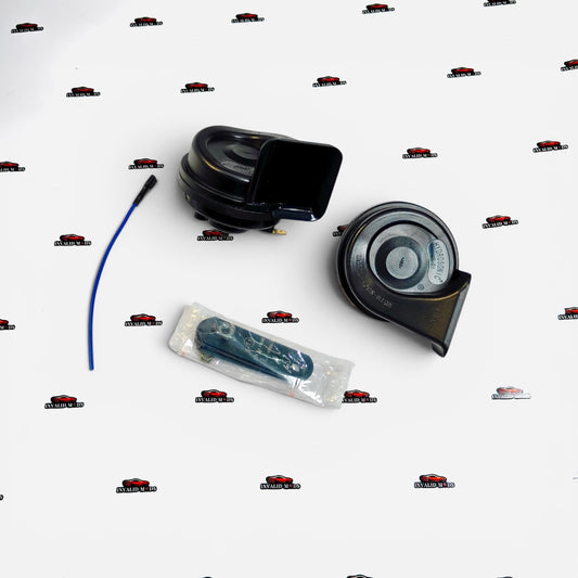 Hydrosonic HS-01 Copper Coil Car Horn Set | Loud Trumpet Sound Aftermarket Horns