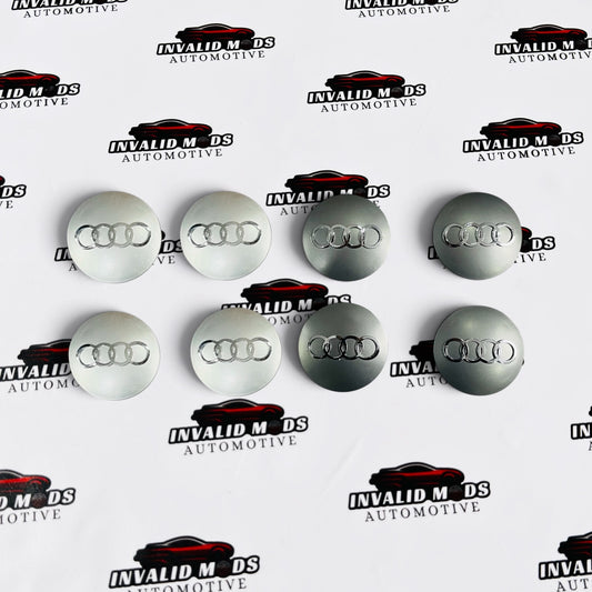 Audi Wheel Center Caps Set of 4 | Outer Diameter (67 mm)