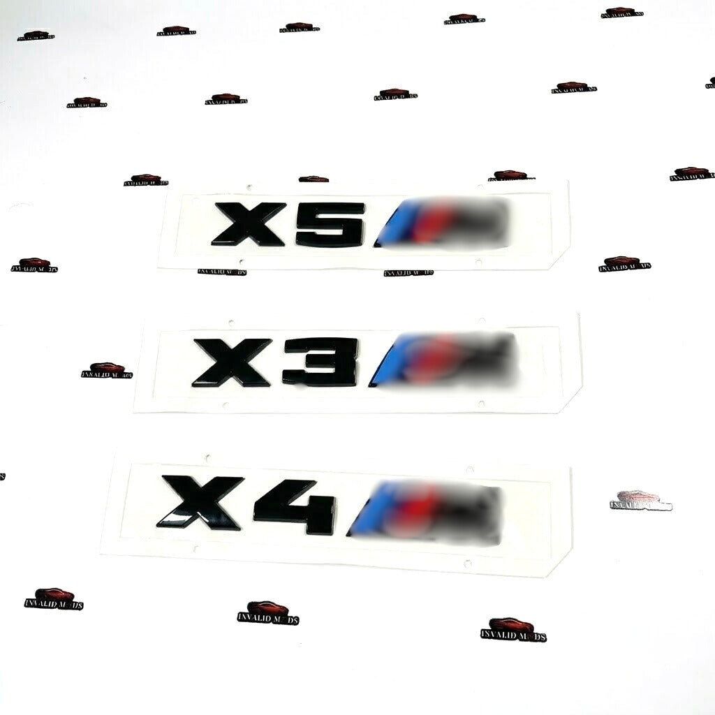 BMW M Performance Rear Emblem for X3, X4 & X5 | OEM-Style Aftermarket Badge