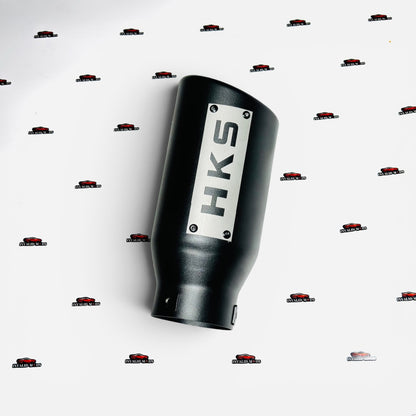 HKS Performance Exhaust Tip | Premium Matte Black | Universal Stainless Steel Exhaust Tip