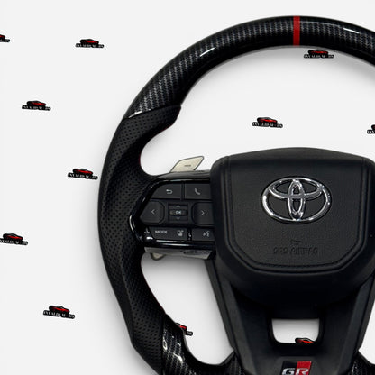 Carbon Fiber Steering Wheel for Toyota Fortuner, Crysta, Hilux, Innova | Premium Aftermarket Upgrade