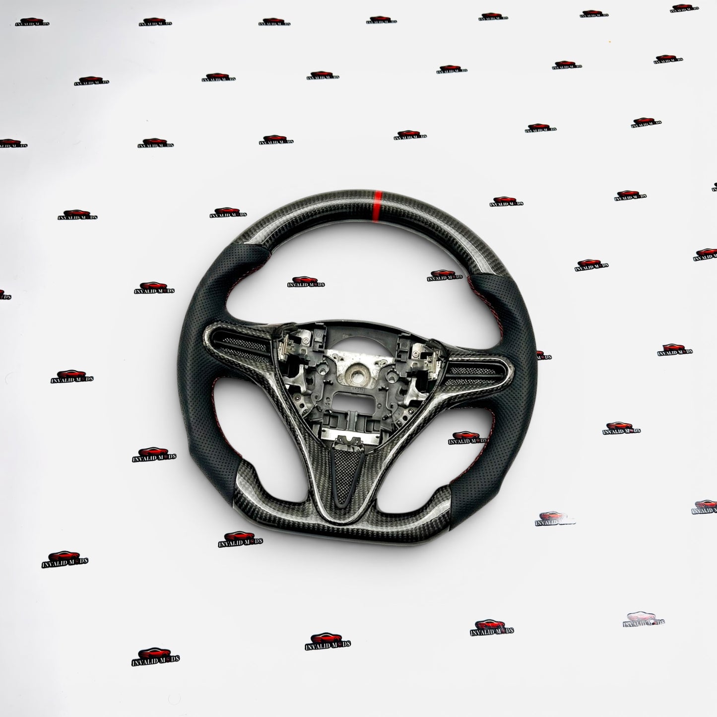Honda Civic Carbon Fiber Steering Wheel – OEM Style Sport Upgrade | Premium Interior Mod