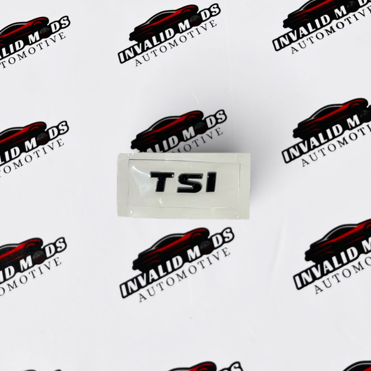 TSI Rear Emblem Sticker | OEM-Type Badge in Multiple Colour Options