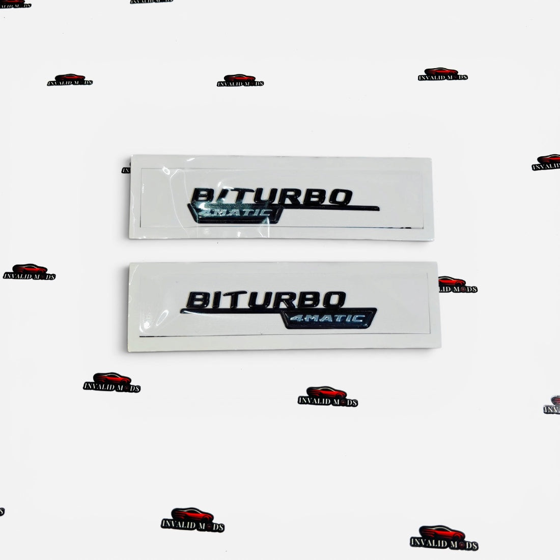 Mercedes AMG Turbo Fender Emblems Set of 2 | Premium Side Badge Upgrade