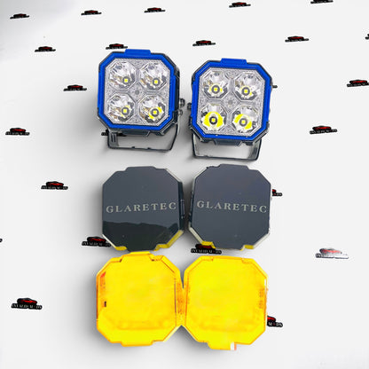 Universal Off-Road LED Driving Lights – High-Intensity Multi-Ring Auxiliary Lamps (Pair)