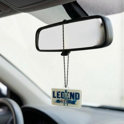 Car Mirror Hanging Ornament – Double-Sided Printed Interior Accessory