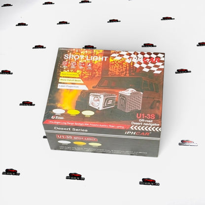 IPH-Car-U13S Desert Series Auxiliary Light | High Power Projection Spot LED Light for Cars, SUVs & Off-Road