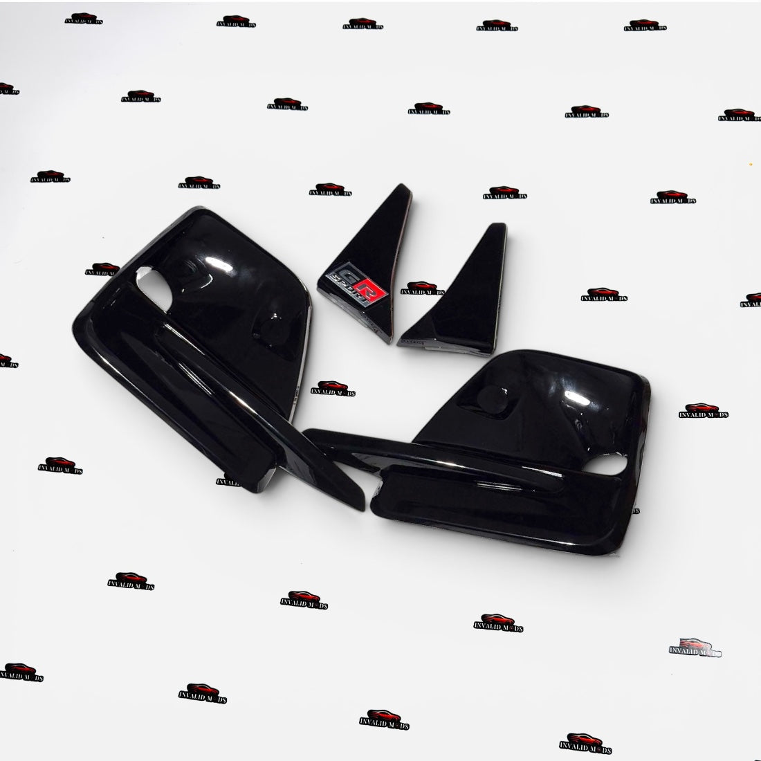 Toyota Fortuner Legender Fog Lamp Covers | Premium Gloss Black Fog Light Cover Set